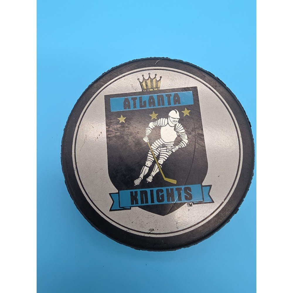 1992-93 Atlanta Knights Inaugural Season Official IHL Hockey Puck